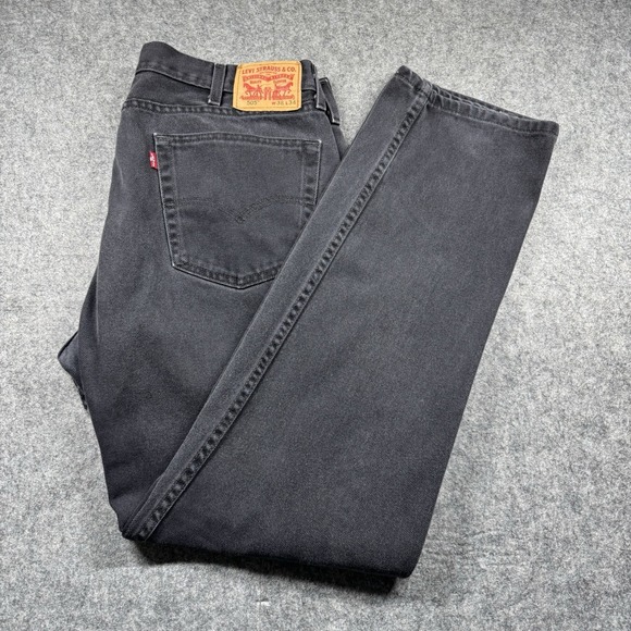 Levi's Other - Levi's 505 Men's Jeans 38x34 Black Straight Leg Mid‎ Rise Denim Classic Fit